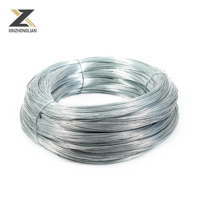 Fil de liaison en acier doux chaud/électriquement galvanisé fil de liaison en acier noir rebar regalé fil de liaison en fer